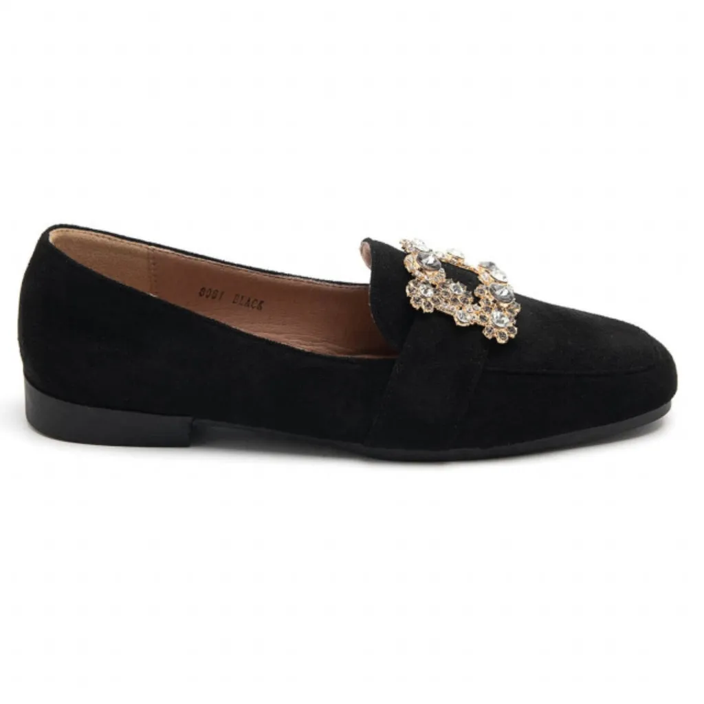 Ava dame loafers 8061 - Black