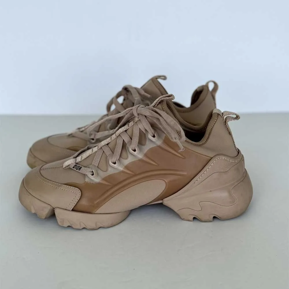 Beige D Connect Sneakers