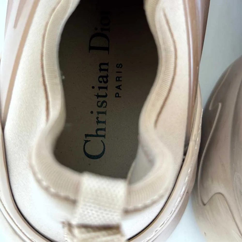 Beige D Connect Sneakers