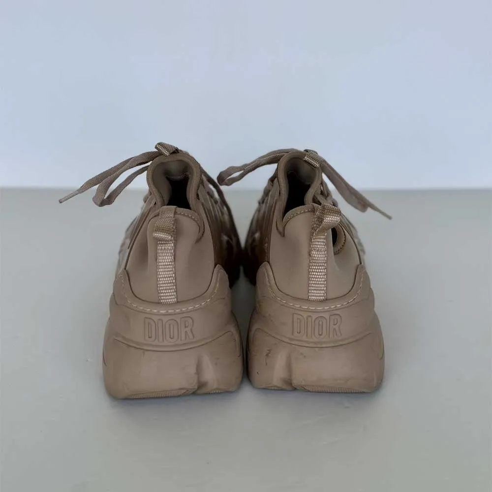 Beige D Connect Sneakers