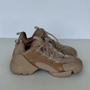 Beige D Connect Sneakers