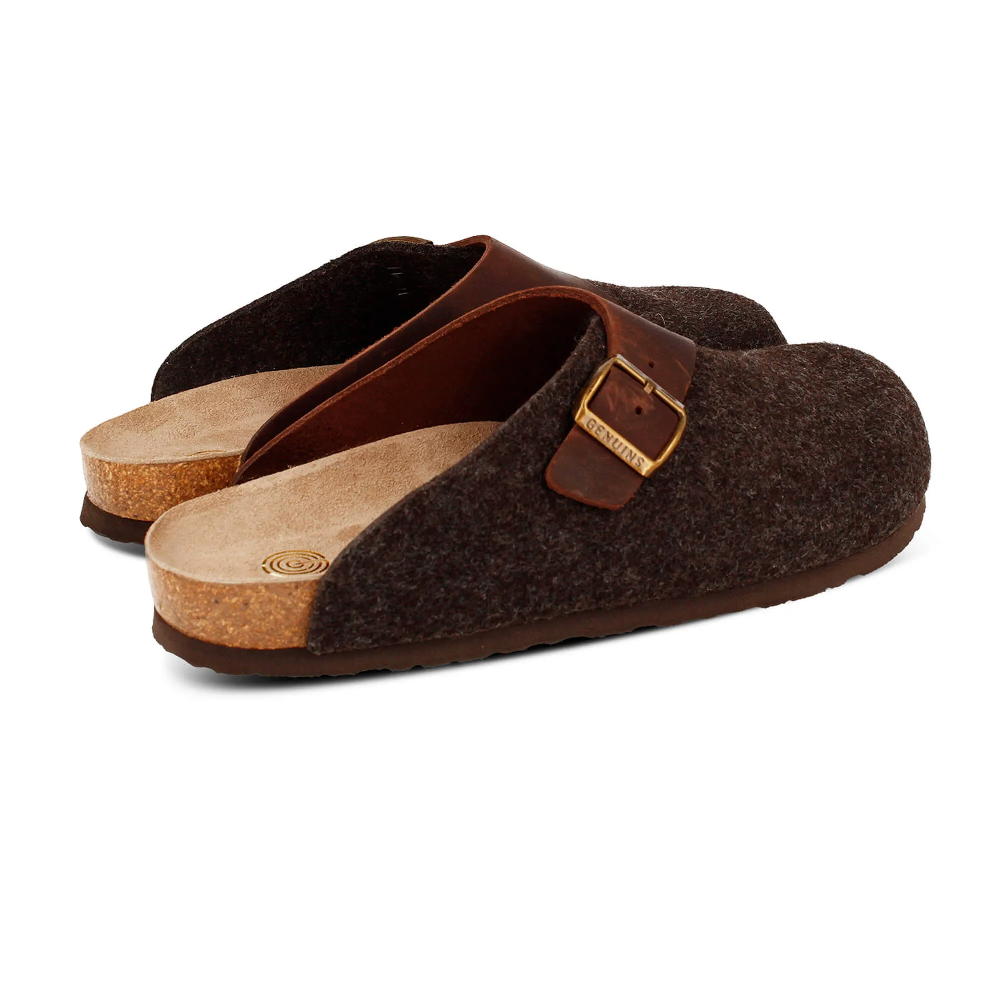 Branco Brown Clogs