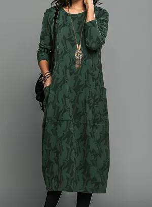 Celine | Casual Round Neck Winter Dress