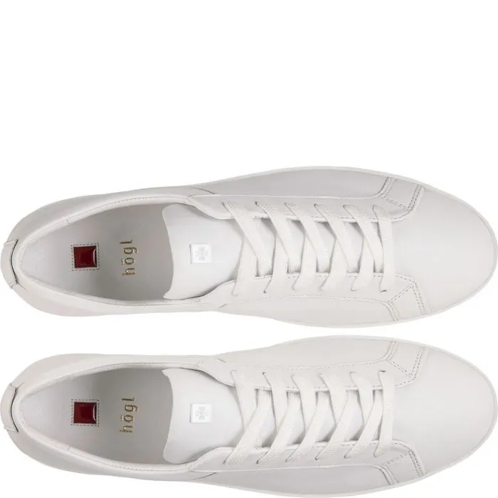 'Glinty' women's lace-up sneaker - white