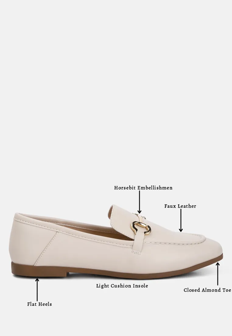 Horsebit Embellished Loafers By Ruw