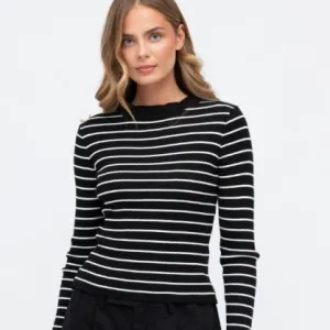 Ivory Stripes Knit