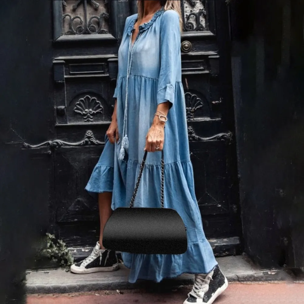 Leilani – Effortless Women's Denim Summer Dress