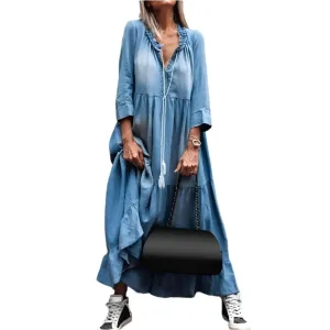 Leilani – Effortless Women's Denim Summer Dress