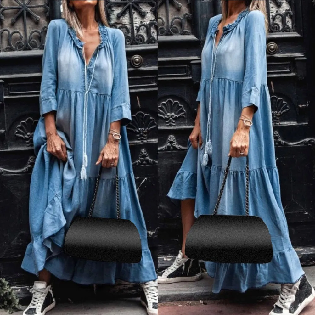 Leilani – Effortless Women's Denim Summer Dress