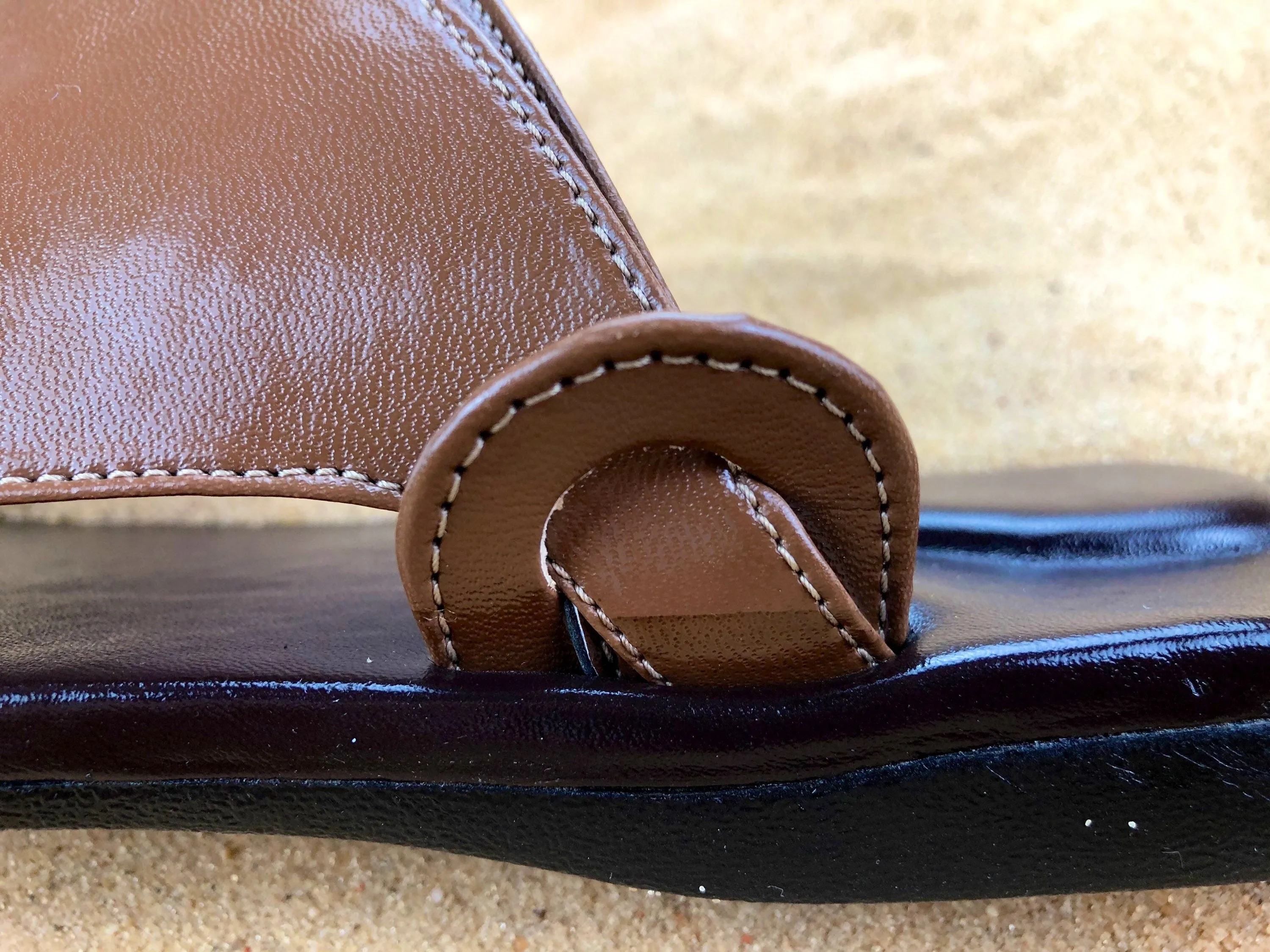 Mens Brown Vegan Leather ~ SandCruisers ~ Traditional Arabian Sandals ~ Great for Outdoors, Beaches, Parks, Lakes, Pools & Parties!
