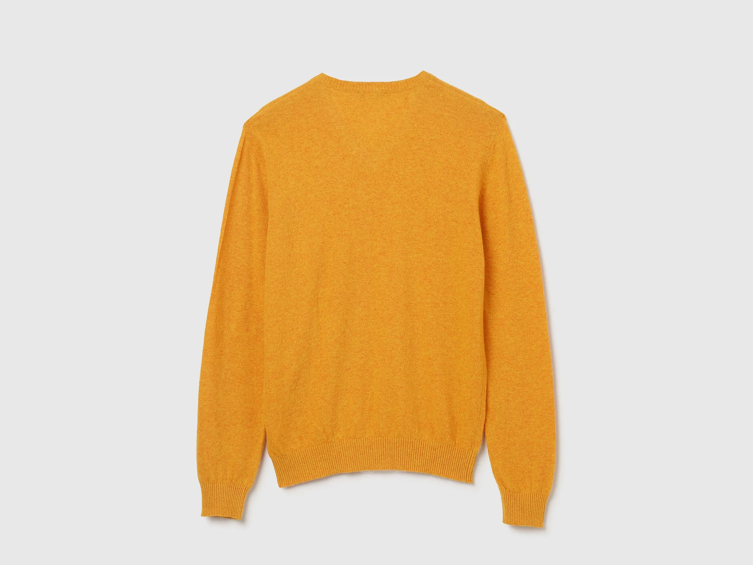 Mens V-Neck Solid Sweater