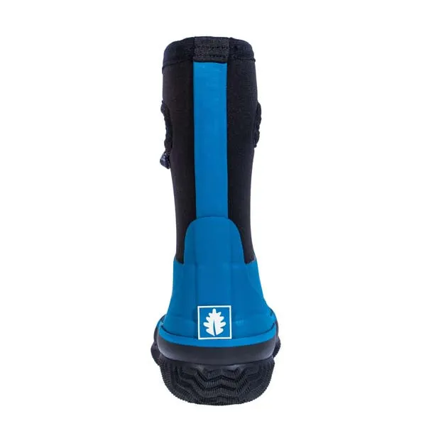 Oakiwear Kids Neoprene Rain Snow Boots, Celestial Blue Thick 7mm