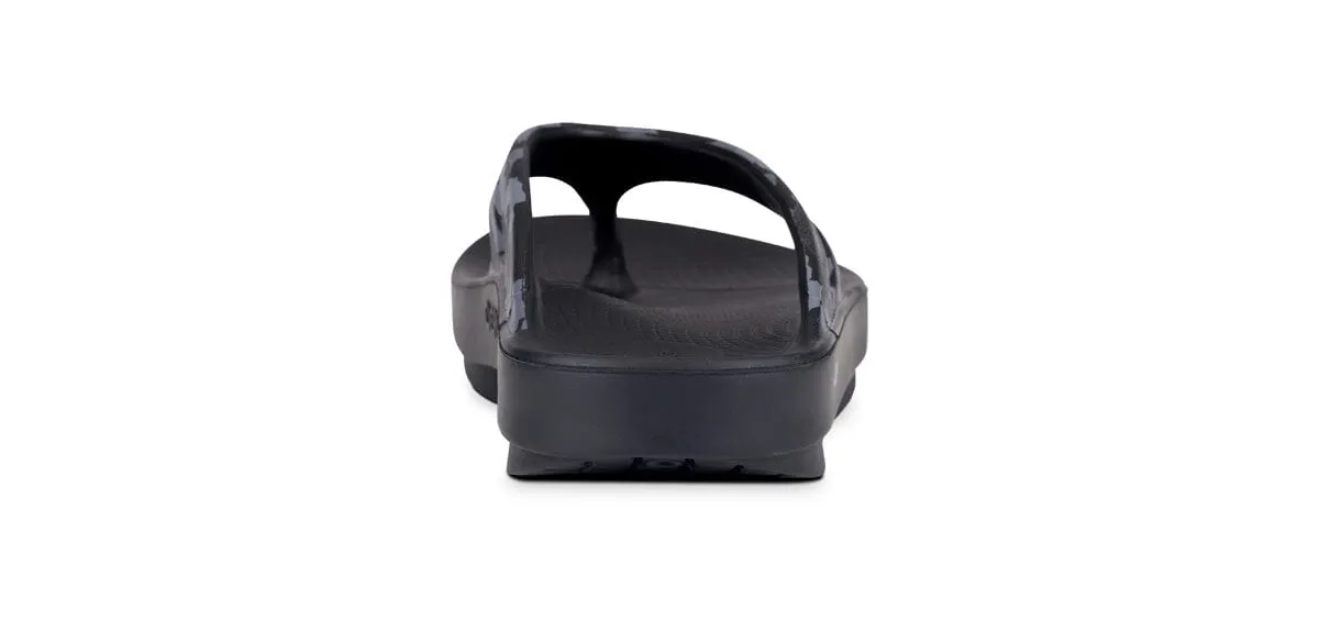 OOFOS Unisex OOriginal Sport Thong Sandal - Black Camo