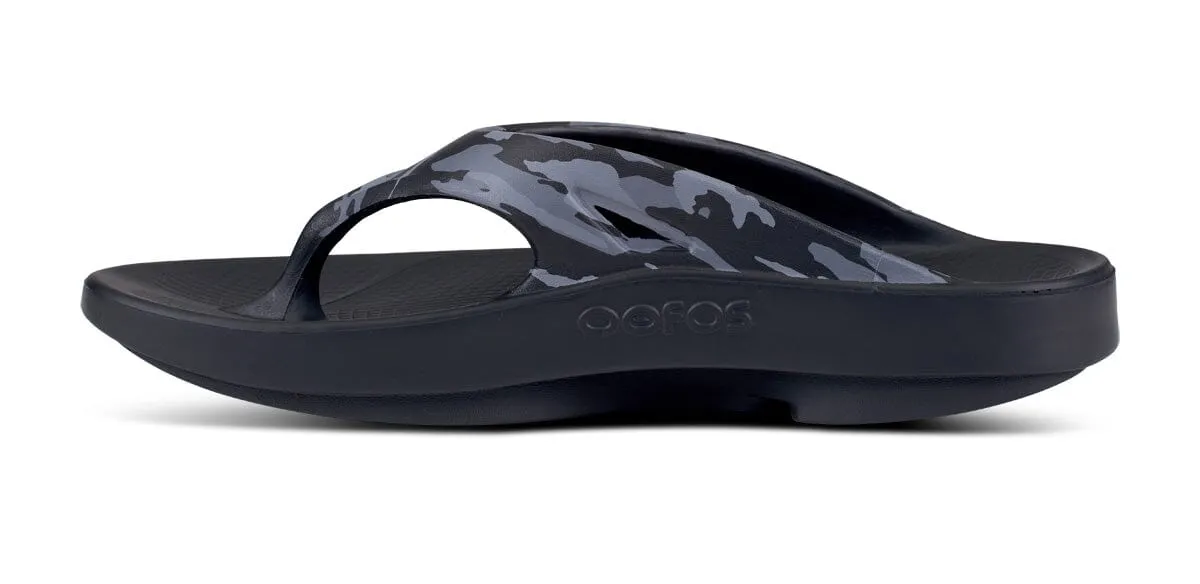 OOFOS Unisex OOriginal Sport Thong Sandal - Black Camo