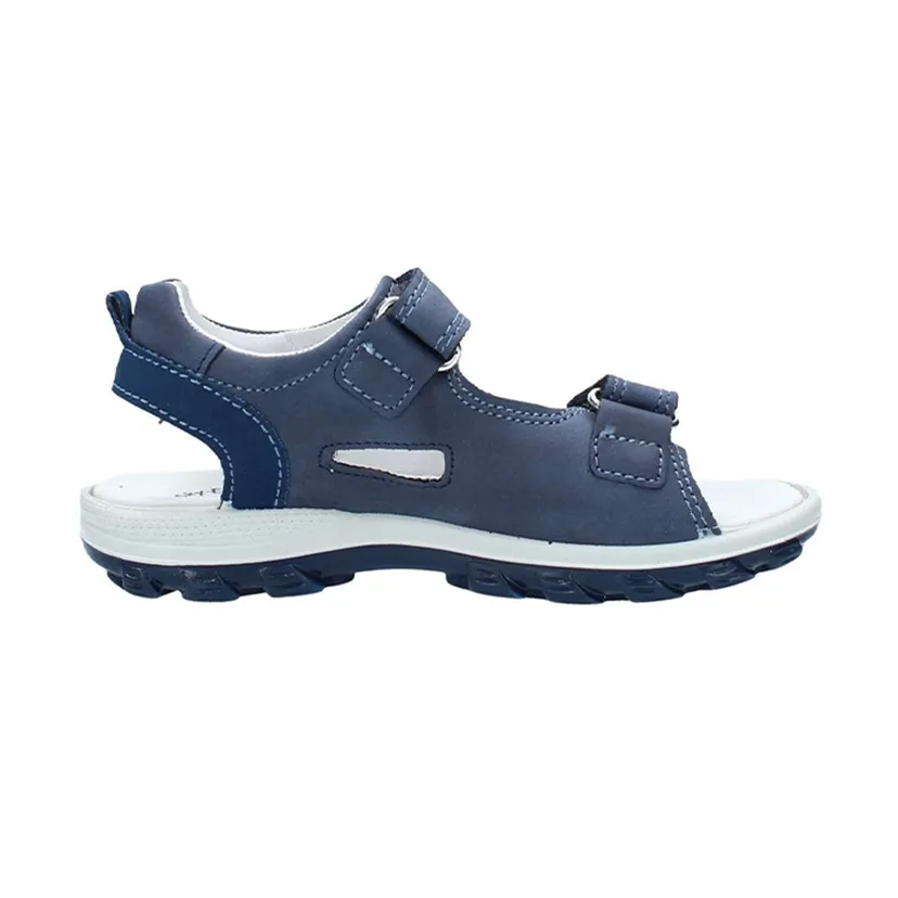 Primigi Navy Leather Open Toe Sandals