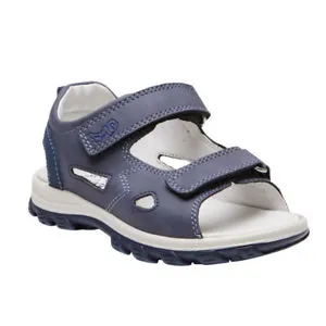Primigi Navy Leather Open Toe Sandals