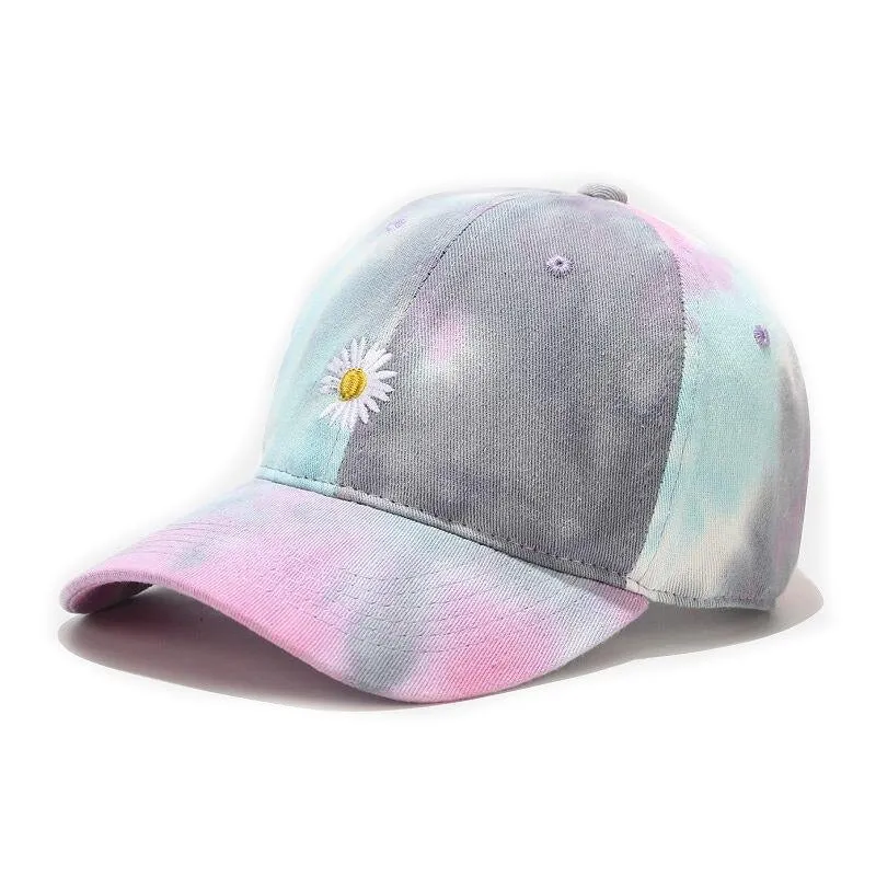 "TIE AND DYE" Casquette baseball Gris Blanc Orange - URB1™
