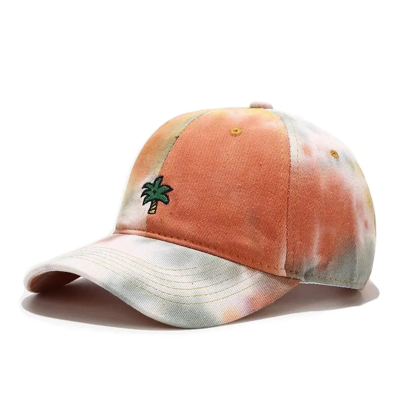 "TIE AND DYE" Casquette baseball Gris Blanc Orange - URB1™