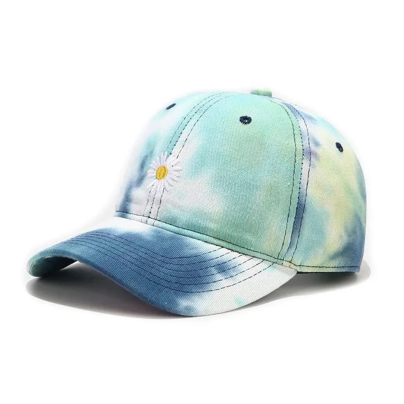 "TIE AND DYE" Casquette baseball Gris Blanc Orange - URB1™