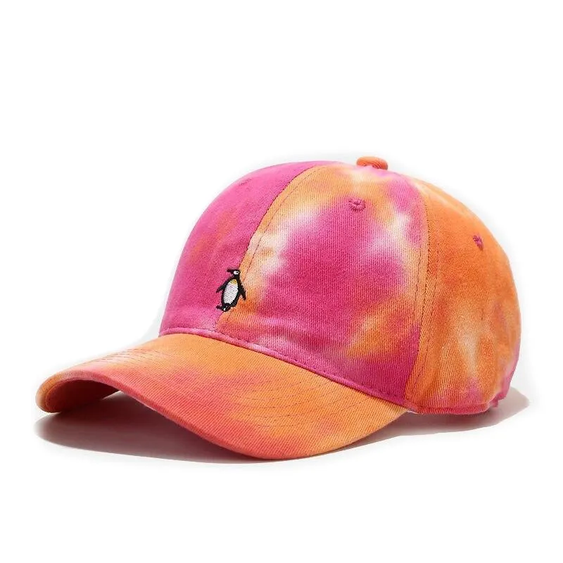 "TIE AND DYE" Casquette baseball Gris Blanc Orange - URB1™