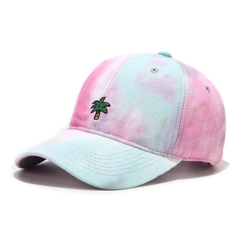 "TIE AND DYE" Casquette baseball Gris Blanc Orange - URB1™
