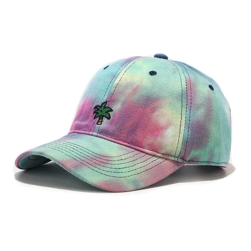 "TIE AND DYE" Casquette baseball Gris Blanc Orange - URB1™