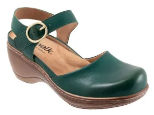 Softwalk Mabelle - Womens Clogs Dark Green (380)