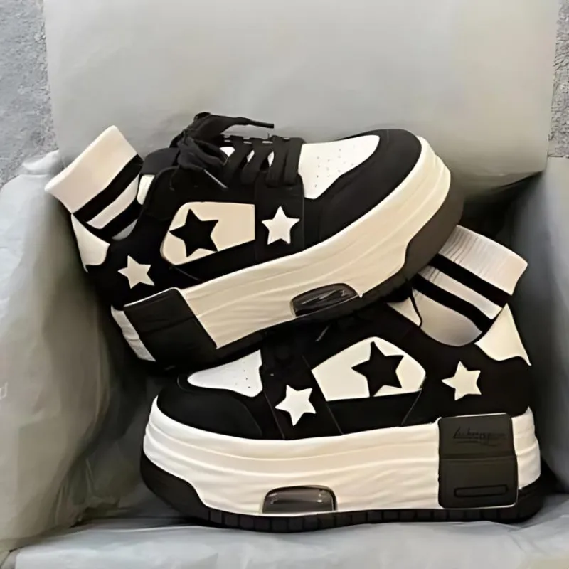 Ster Patroon Sneakers Dames - Y2K Style - Skateschoenen