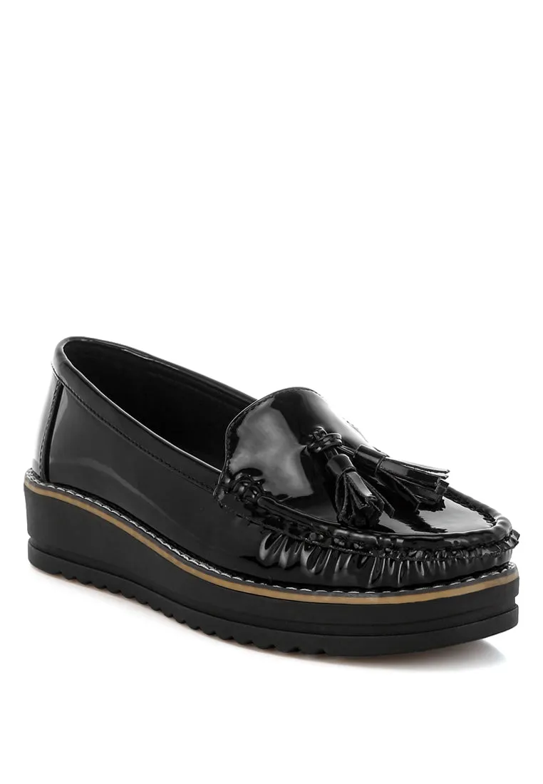 Tassel Detail Flatform Loafers


 By RUW