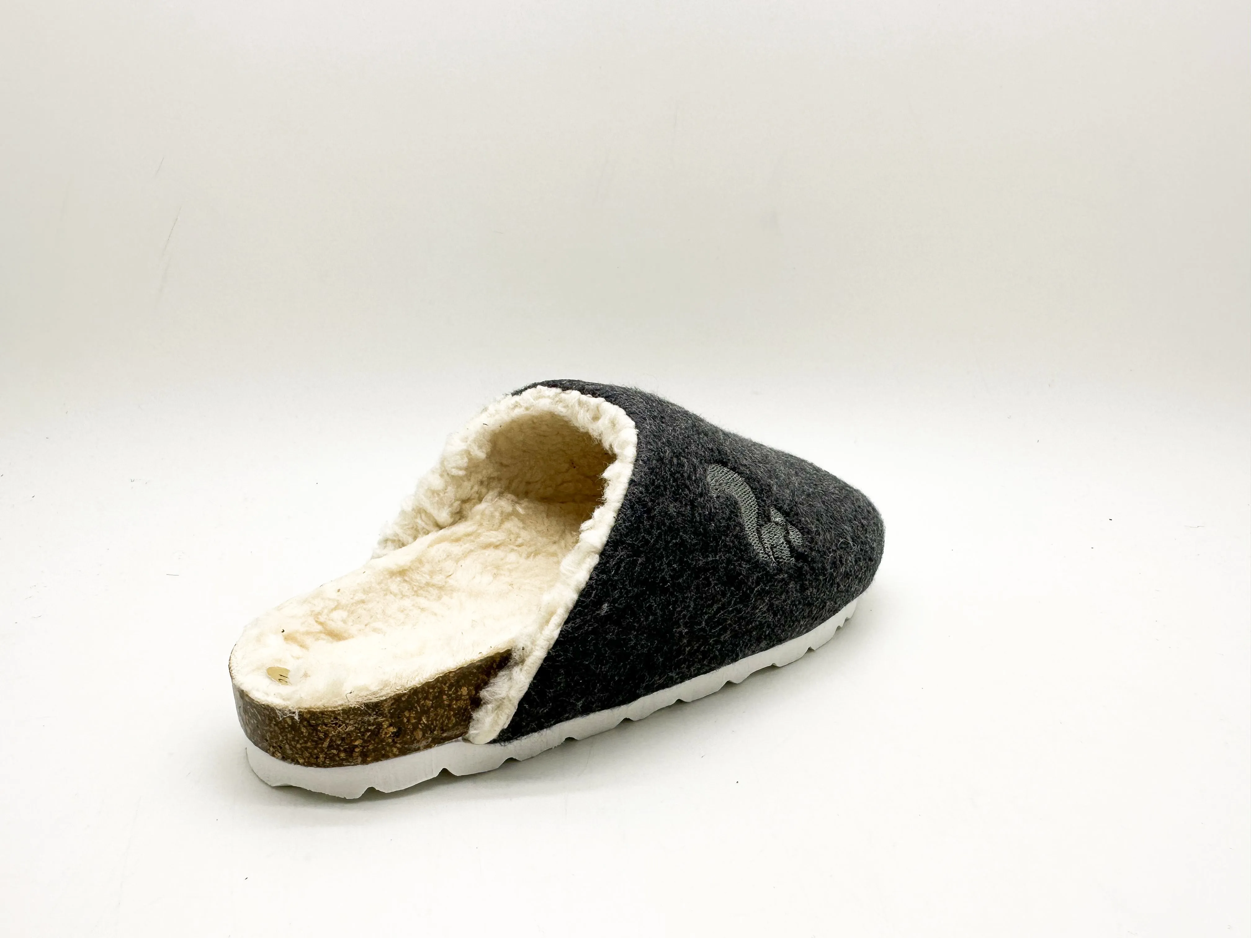 thies 1856 ® Kids Organic Clog dark grey (K)