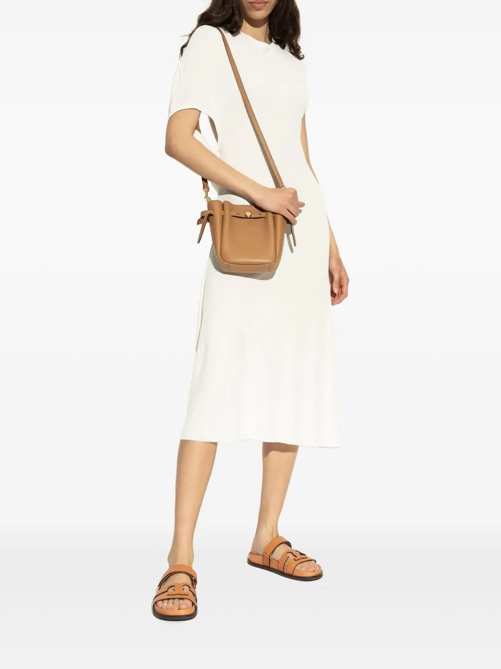 Tory Burch Sport Slide Leather Sandals