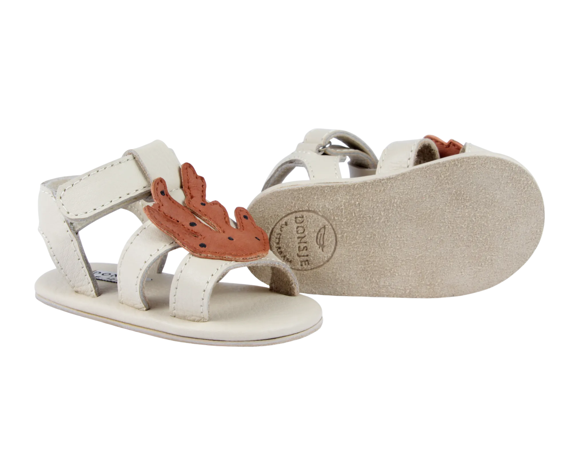 Ushy Sandals | Coral | Walnut Nubuck