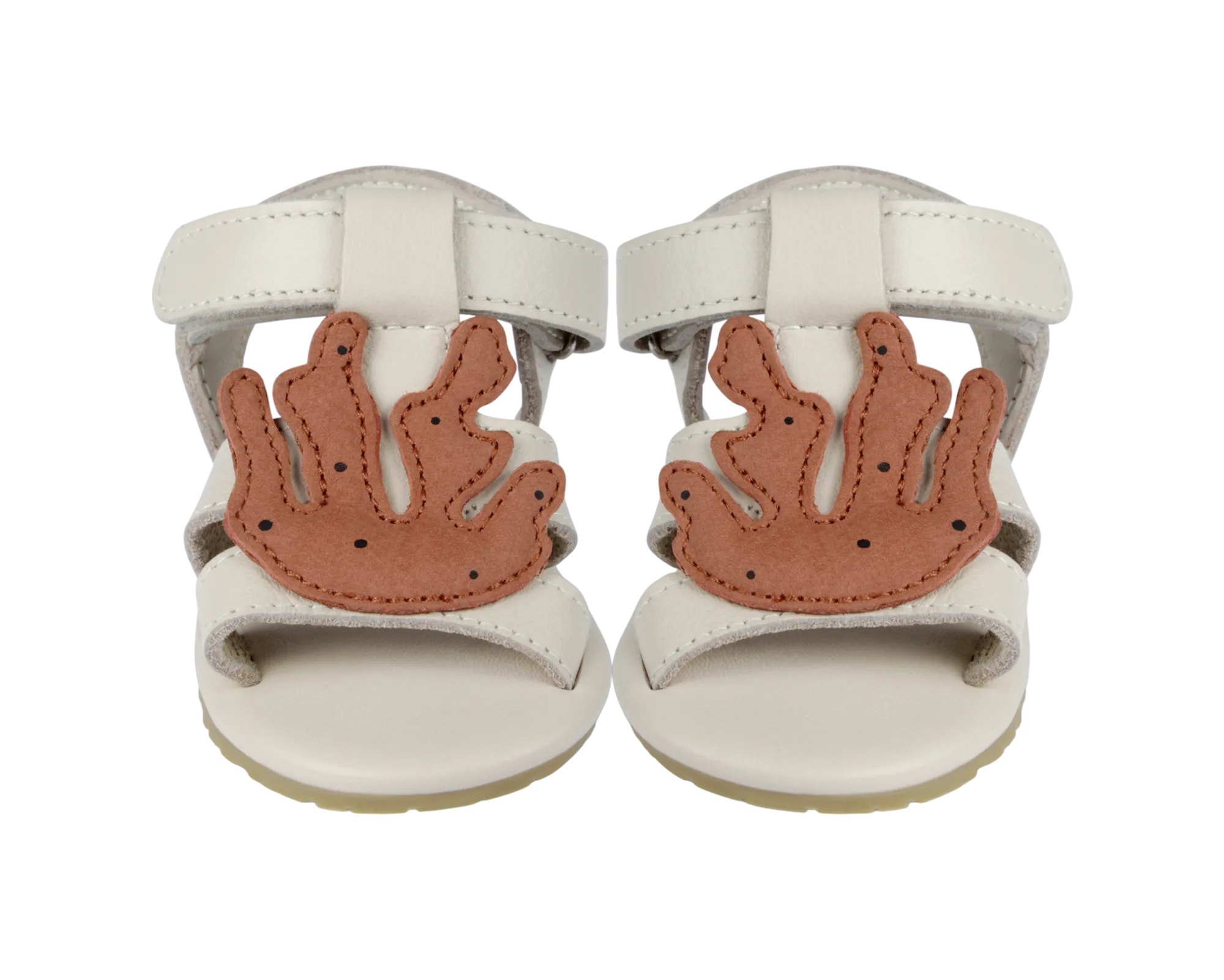 Ushy Sandals | Coral | Walnut Nubuck