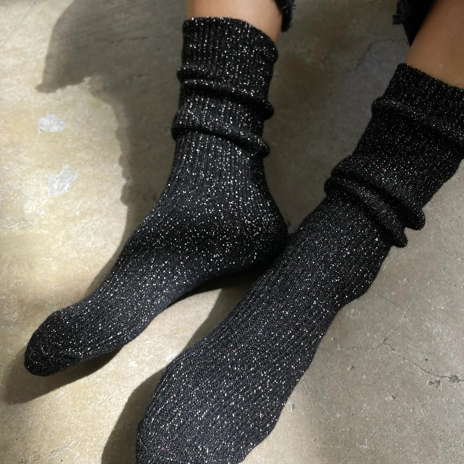 WINTER SPARKLE SOCKS - STARRY NIGHT