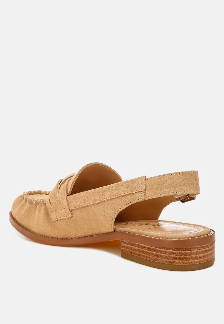 Woven Strap Slingback Loafers By RAG